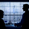 Two students in CST Incubator Lab