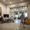 Students studying at Temple University Rome Campus