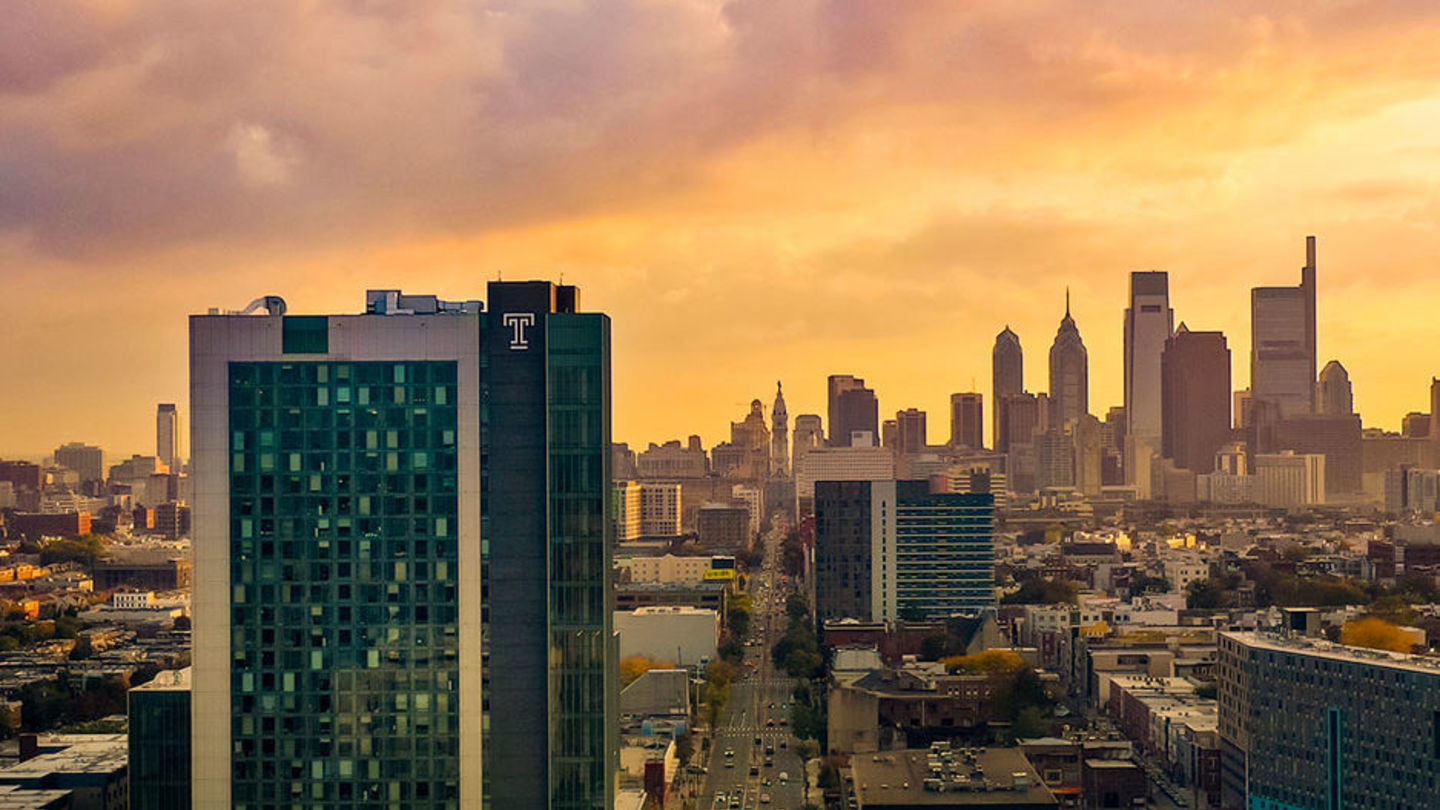 Flying Further, the university's strategic planning process, represents many of the values that are important to Temple as we plan for the future in an evolving higher education landscape. Morgan Hall facing south toward Philadelphia City Hall